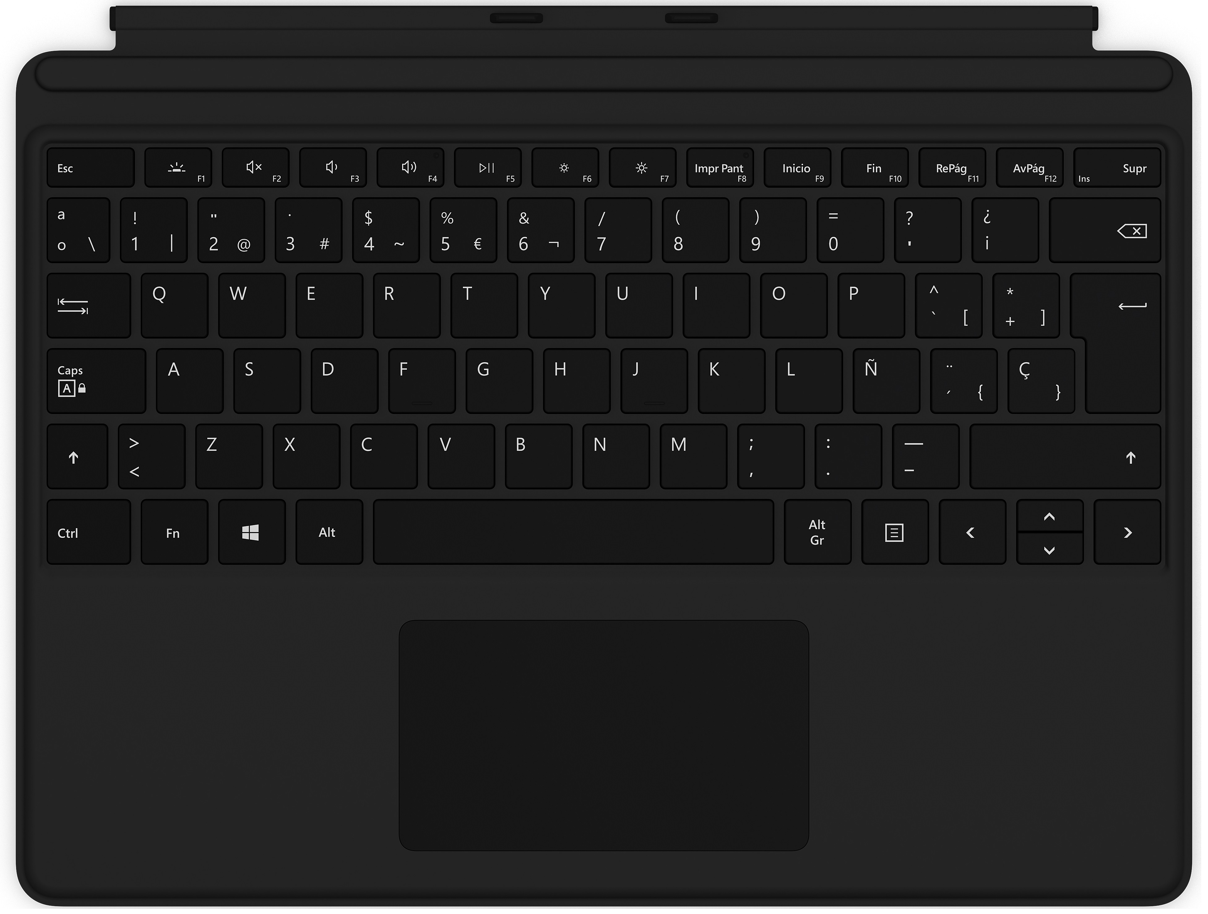 Microsoft Surface Pro X Keyboard UK - black - komerční